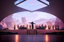 「米津玄師 2023 TOUR / 空想」横浜公演の様子。