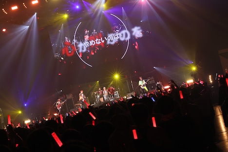 「FLOW 20th ANNIVERSARY SPECIAL LIVE 2023 ～アニメ縛りフェスティバル～」の様子。