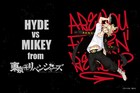 HYDE×「東京卍リベンジャーズ」マイキーを和久井健が描き下ろし、「えいやっ」がいろんなグッズに