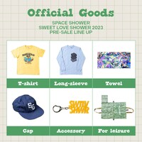 「SPACE SHOWER SWEET LOVE SHOWER 2023」オフィシャルグッズ