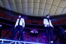 「東方神起 LIVE TOUR 2023 ～CLASSYC～」の様子。
