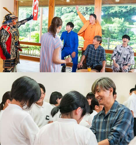 「道の駅 清流の里ひじかわ」特設スタジオ収録の様子。（写真提供：NHK）