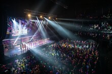 虹のコンキスタドール「虹のコンキスタドール 9th Anniversary Live ～虹コンは9に止まれない！～」の様子。