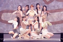 NiziUの東京公演の様子。（撮影：田中聖太郎）