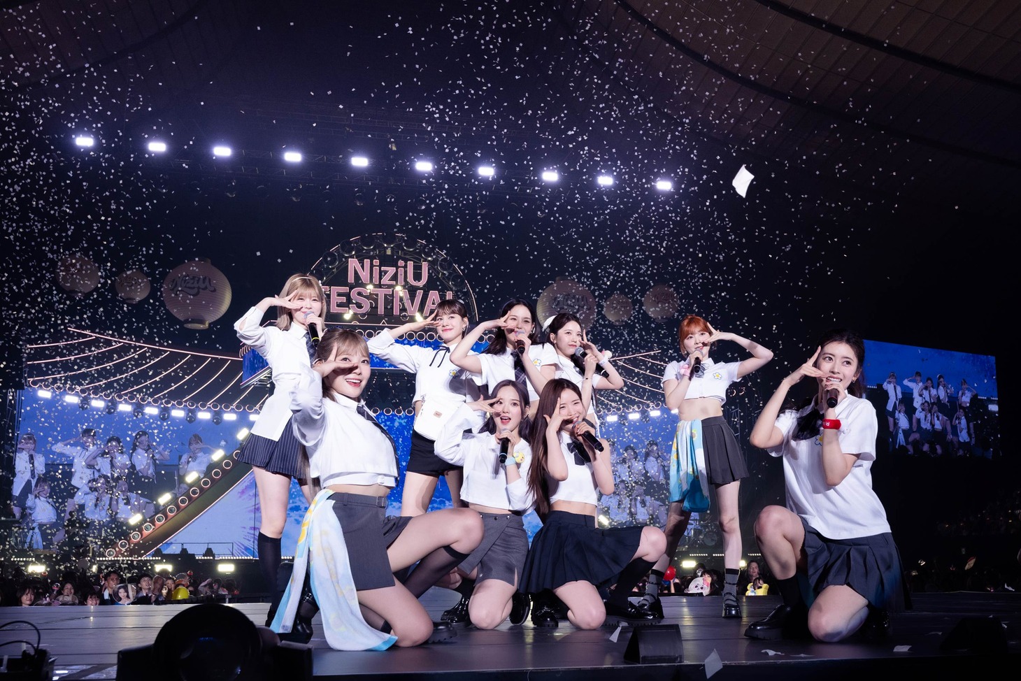 NiziUの東京公演の様子。（撮影：田中聖太郎）