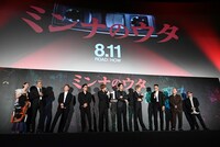 「ミンナのウタ」の舞台挨拶の様子。