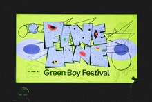 「パソコン音楽クラブ アルバムリリースパーティー2023『FINE LINE』～Green Boy Festival～」ロゴマーク（撮影：寺沢美遊）