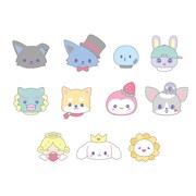 ぬいぐるみバッジ（全11種）。価格は各1000円（税抜）。 (c) 2023 SANRIO CO., LTD. APPROVAL NO. L640922