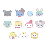 ぬいぐるみバッジ（全11種）。価格は各1000円（税抜）。 (c) 2023 SANRIO CO., LTD. APPROVAL NO. L640922