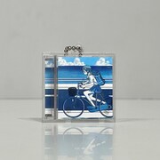 「夏に願いを ミニジャケキーホルダー」表面
