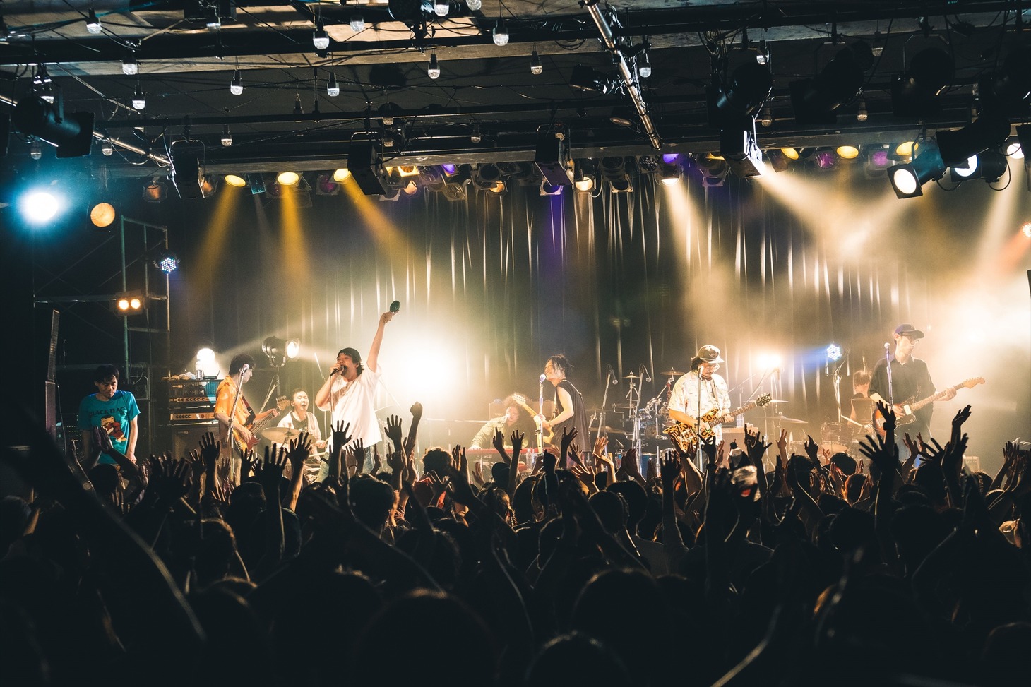 歴代メンバーが全員参加した髭。（Photo by Wataru Umeda）
