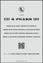 「ZION LIVE (((( 4 Peaks ))))」フライヤー