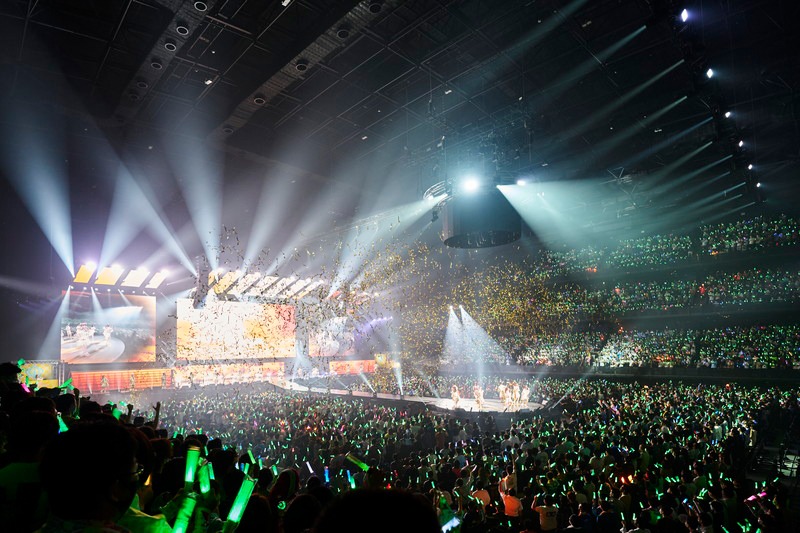 「ウマ娘 5th EVENT ARENA TOUR GO BEYOND -WISH-」DAY1の様子。