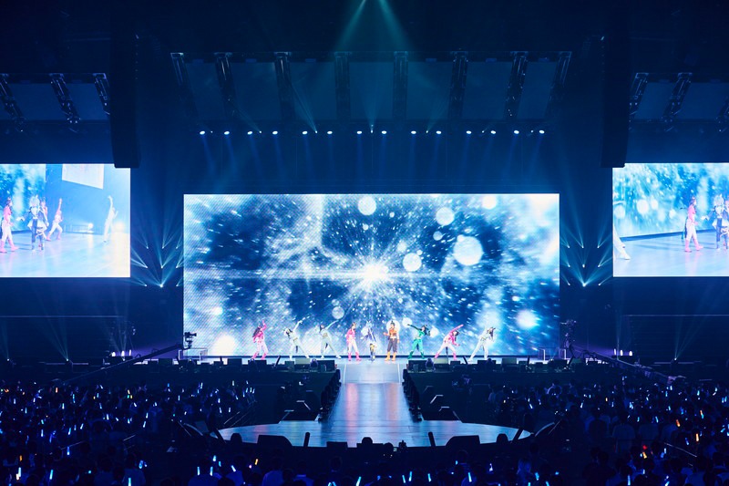 「ウマ娘 5th EVENT ARENA TOUR GO BEYOND -WISH-」DAY1の様子。