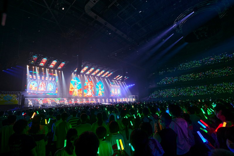 「ウマ娘 5th EVENT ARENA TOUR GO BEYOND -WISH-」DAY2の様子。