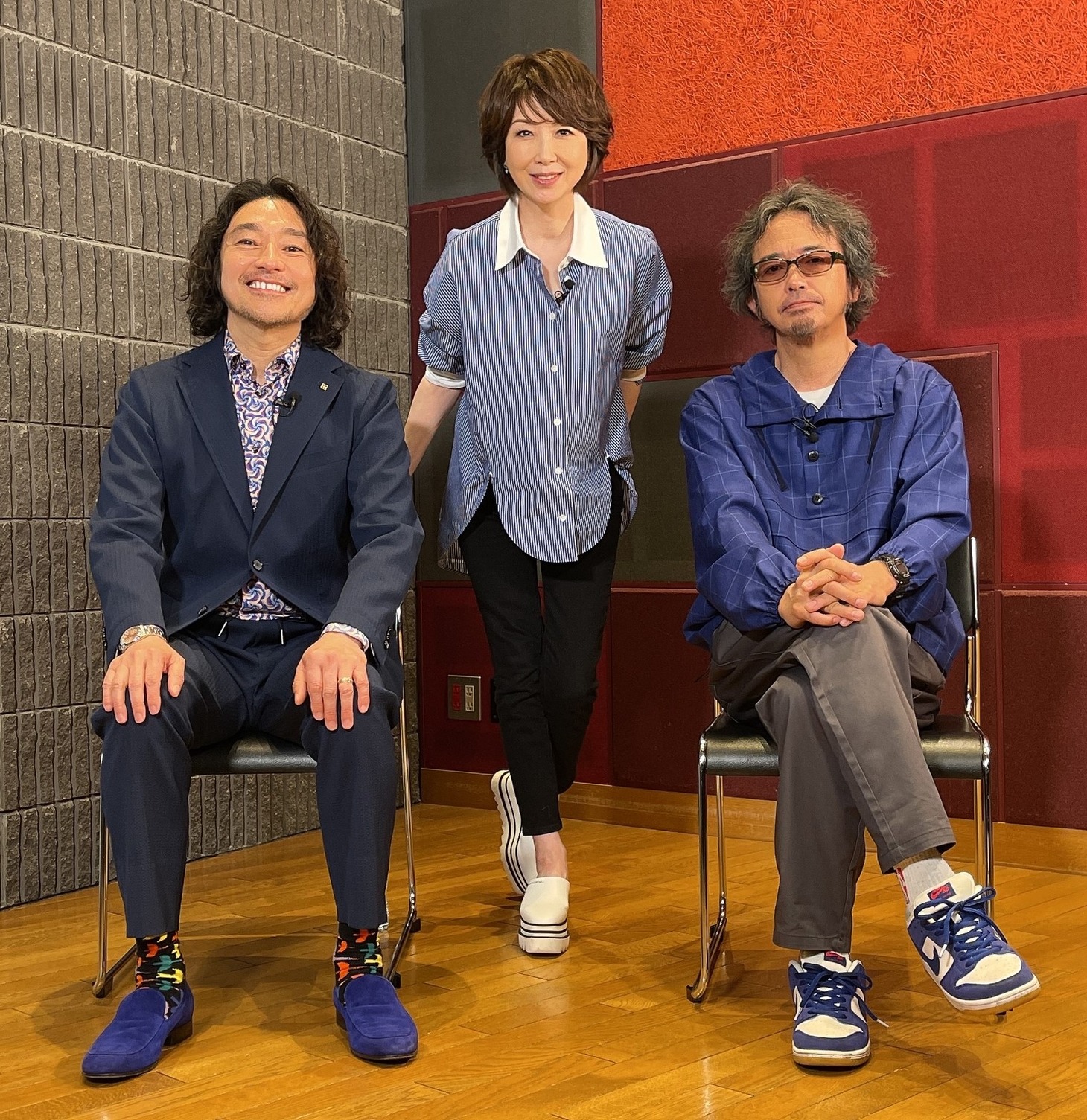 左からトータス松本、伊藤蘭、奥田民生。