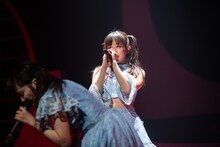 「道連れしちゃうぞ」と決めゼリフを放つ桜木心菜。