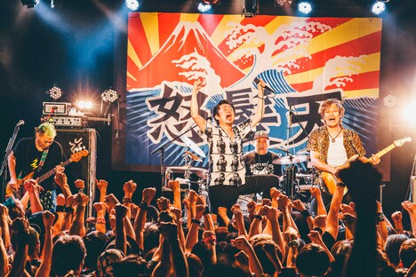 「more-AA-janaica TOUR ～もうええじゃないか、もう～」新宿BLAZE公演の様子。（撮影：西槇太一）