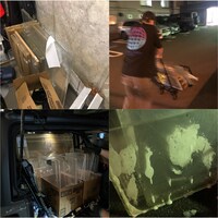 Dos Monos「Don't Make Any Noise」“アクリル解体盤”制作の様子。