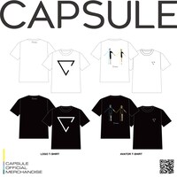 CAPSULEのオフィシャルTシャツ。