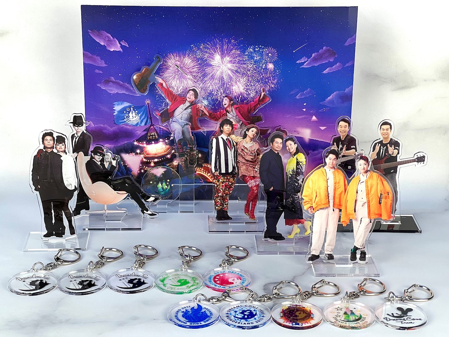 DREAMS COME TRUE初のアクリルスタンド全12種類。