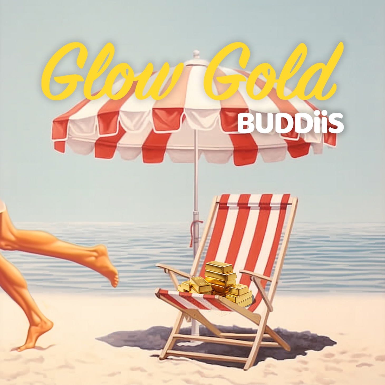 BUDDiiS「Glow Gold」配信ジャケット