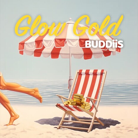 BUDDiiS「Glow Gold」配信ジャケット