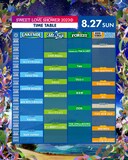 SPACE SHOWER SWEET LOVE SHOWER 2023」8月27日タイムテーブル [画像 