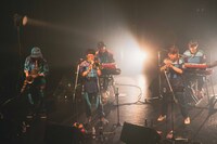 左から増田薫（Sax）、山入端祥太（Trombone）、ファンファン（Tp）、沼澤成毅（Key）。（撮影：廣田達也）