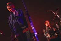 左から高橋一（Tp, Vo）、岡島良樹（Dr）。（撮影：廣田達也）