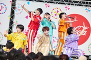 THE SUPER FRUIT、晴天の「サマステ」に扇風機ダンスで涼風送る