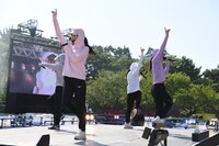 TEAM SHACHI「SHACHI SUMMER2023 名古屋城～叫べ！夢と希望の銃弾を放つ夜～」リハーサルの様子。