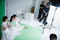 撮り下ろし写真の撮影風景。