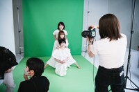 撮り下ろし写真の撮影風景。