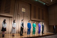 ドラマ「怪談新耳袋 暗黒」製作発表会の様子。