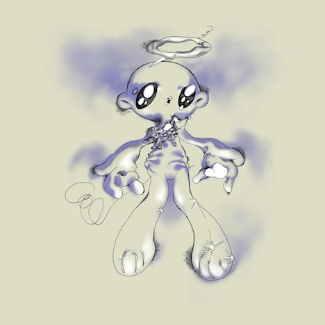 長谷川白紙「口の花火」配信ジャケット