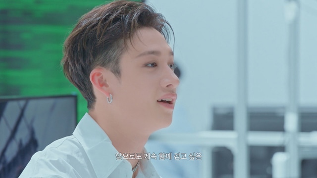 「K-POP GENERATION」よりStray Kidsのバンチャン。