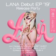 「Feels LANA Debut EP "19" Release Party」告知ビジュアル