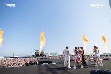 MAMAMOO+のステージの様子。