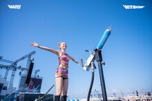 MAMAMOO+のステージの様子。