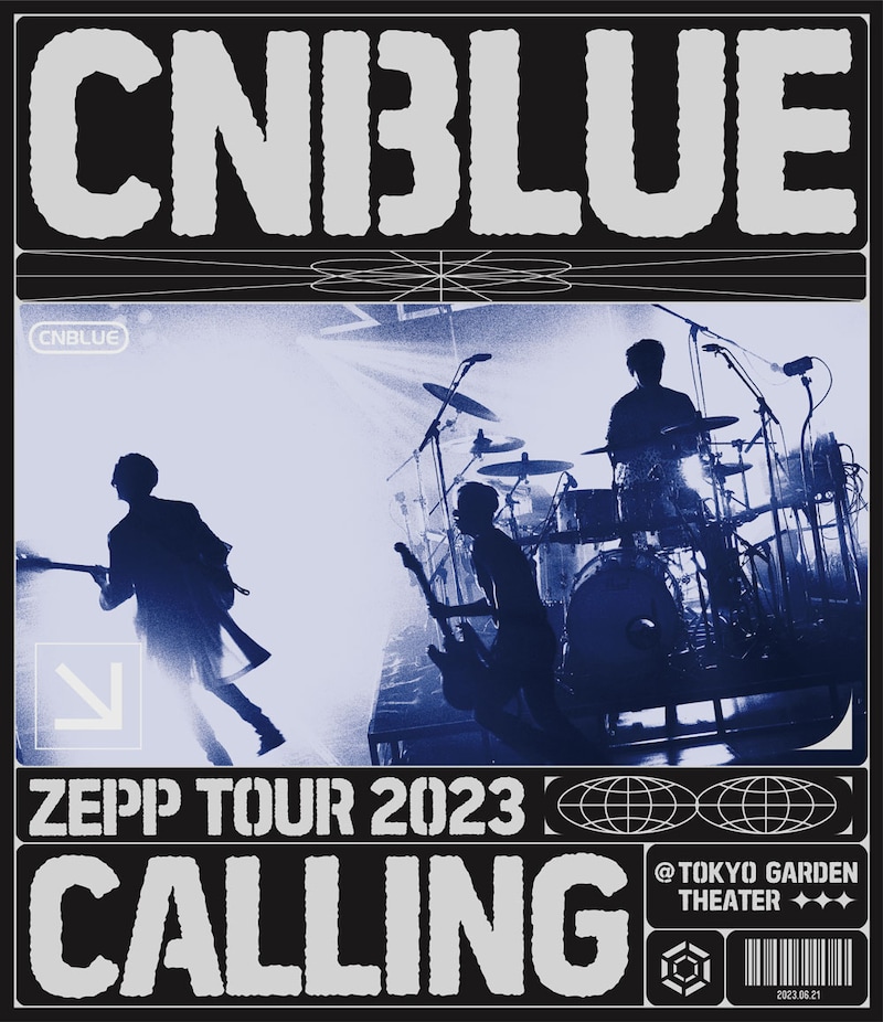 CNBLUE「ZEPP TOUR 2023 ~CALLING~@TOKYO GARDEN THEATER」通常盤Blu-rayジャケット