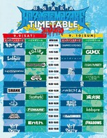 「HEY-SMITH Presents OSAKA HAZIKETEMAZARE FESTIVAL 2023」タイムテーブル