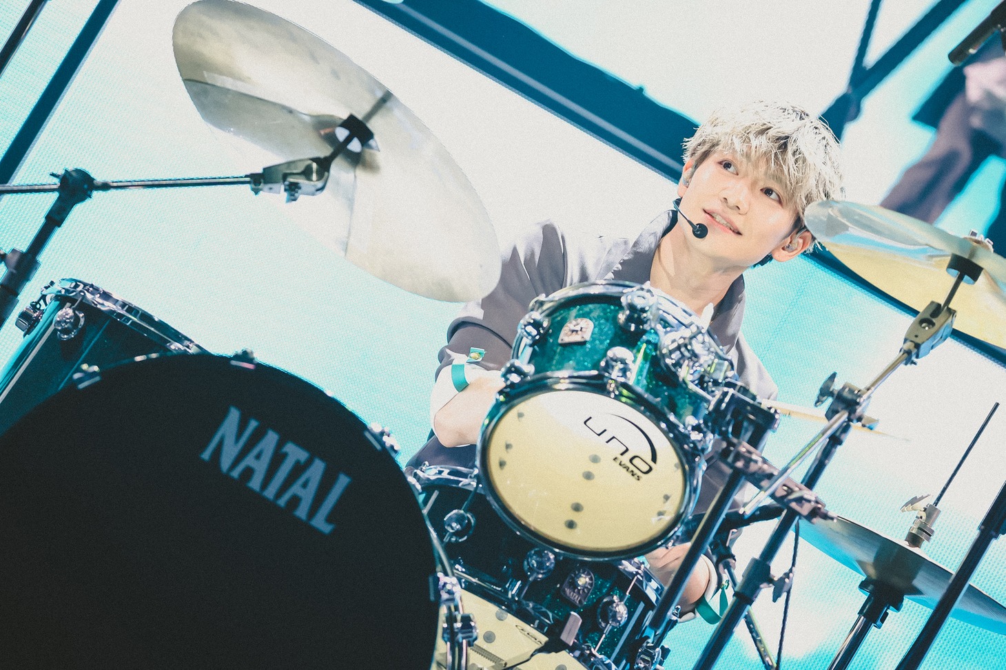 香椎一澄役の馬越琢己。（撮影：白石達也）