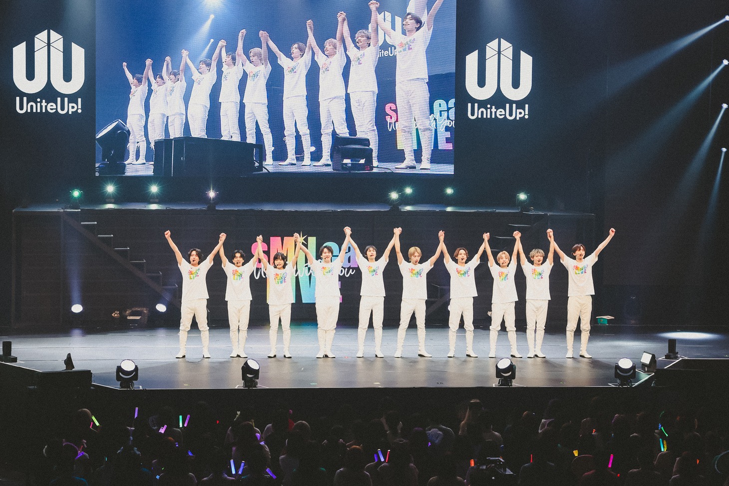 「sMiLea LIVE -Unite with You-」の様子。（撮影：白石達也）