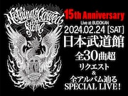 「Nothing's Carved In Stone 15th Anniversary Live at BUDOKAN」告知ビジュアル