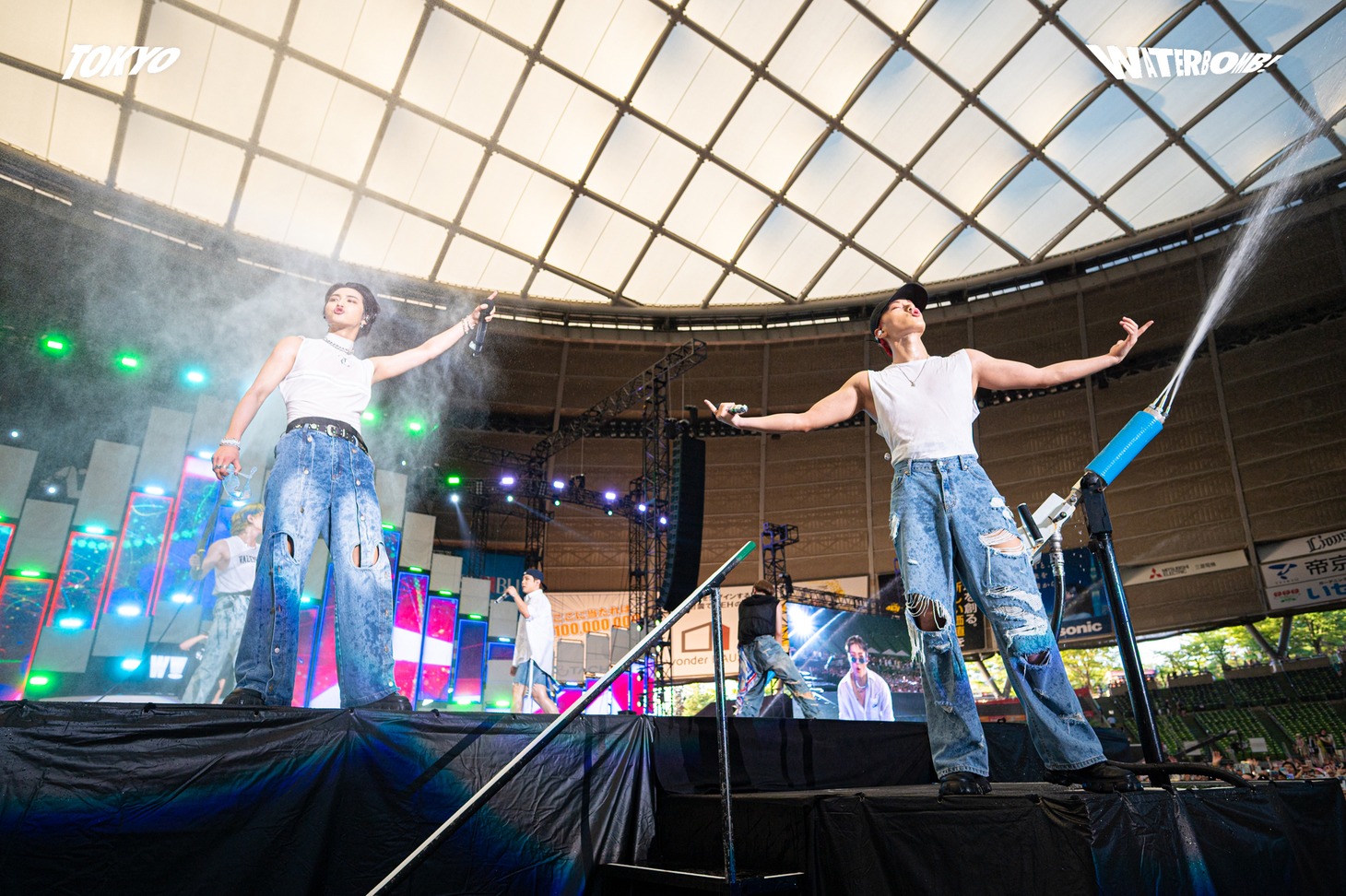 ATEEZのステージの様子。