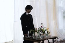 AI「Life Goes On」ミュージックビデオ撮影の様子。（撮影：上飯坂一）