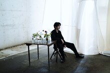 AI「Life Goes On」ミュージックビデオ撮影の様子。（撮影：上飯坂一）