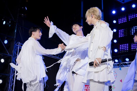 左から武藤潤、吉澤要人、長野凌大。（撮影：米山三郎）