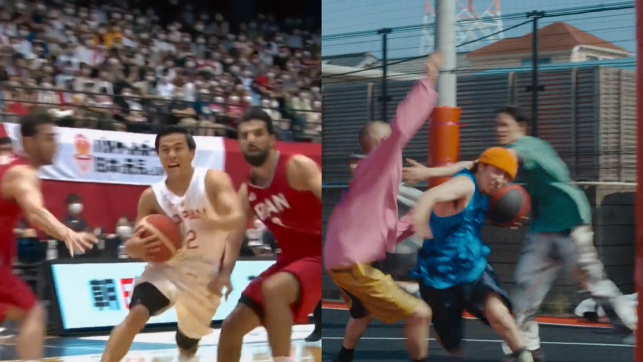 テレビCM「The Same Goal」編より。